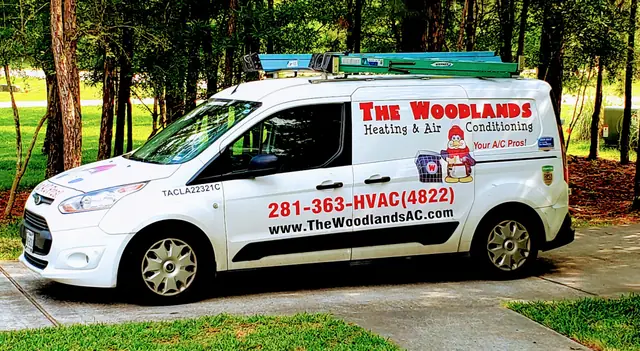 Branded service van with company livery